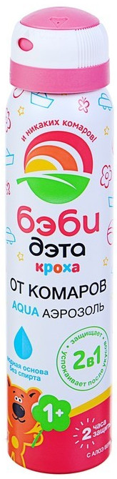 Аэрозоль от комаров детский Бэби Дэта кроха с 1 года 100 мл