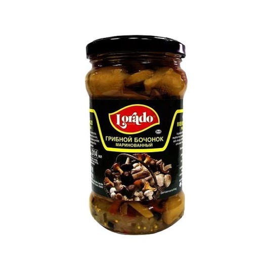 Грибы маринованные ассорти Lorado 314мл.