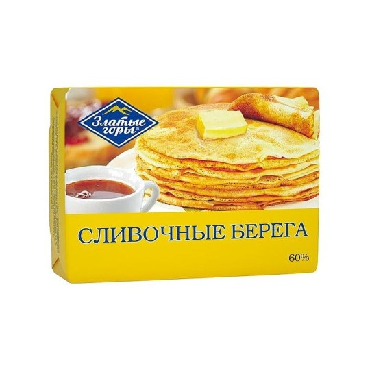 Масло "Сливочные берега" 60%, 180гр