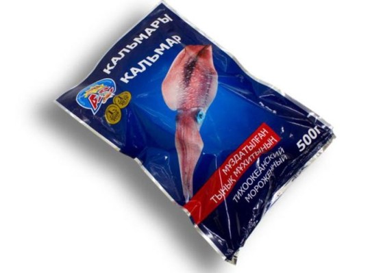 Кальмар тушка свежемороженый 500 гр