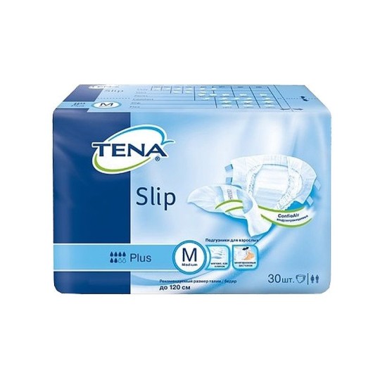 30ШТ.ПОДГ.TENA SLIP+ MED