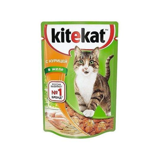 85Г КОРМ ЖЕЛЕ КУРИЦА KITEKAT