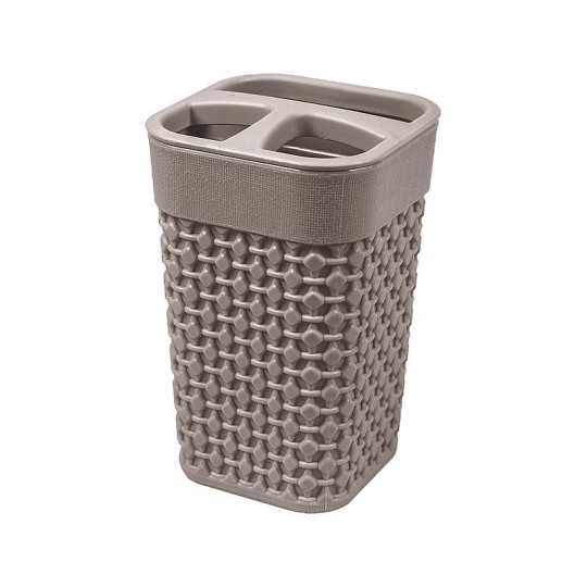 ПОДСТАВКА ДЛЯ ЗУБНЫХ ЩЕТОК OSLO ШОКОЛАДНЫЙ МОККО