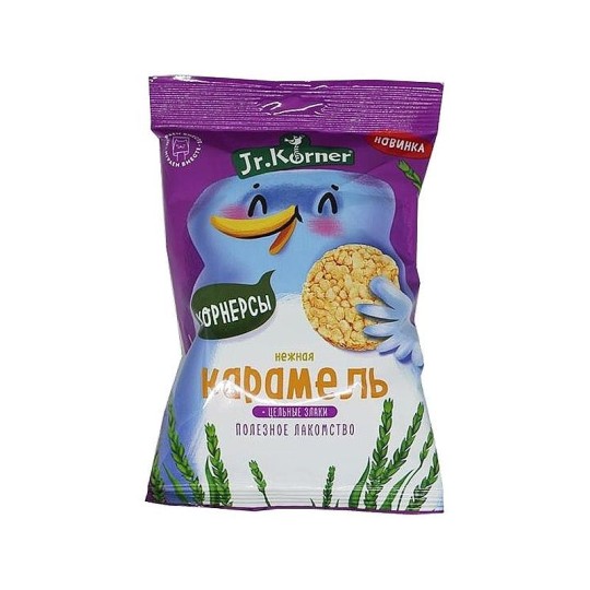 Мини-хлебцы рисовые Jr. Korner Карамель 30г