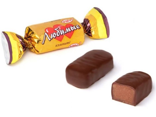 Конфеты Любимые Рахат, вес.