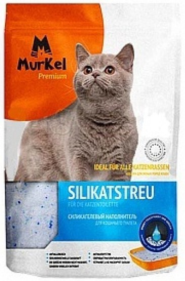 Наполнитель для кошачьего туалета Murkel силикагелевый 1,8 кг