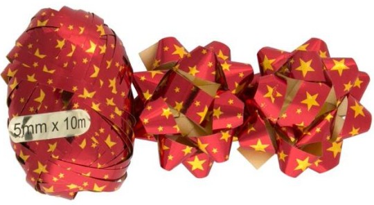 Набор для оформления подарков банты + лента