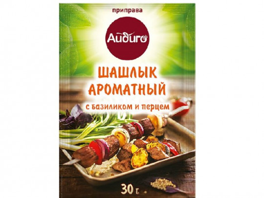 "Шашлык ароматный  с базиликом и перцем" Набор приправ и специй   30 г