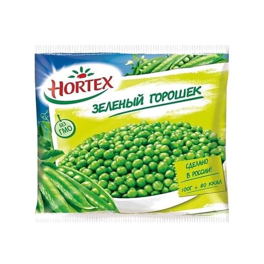 Горошек зеленый Hortex 400г