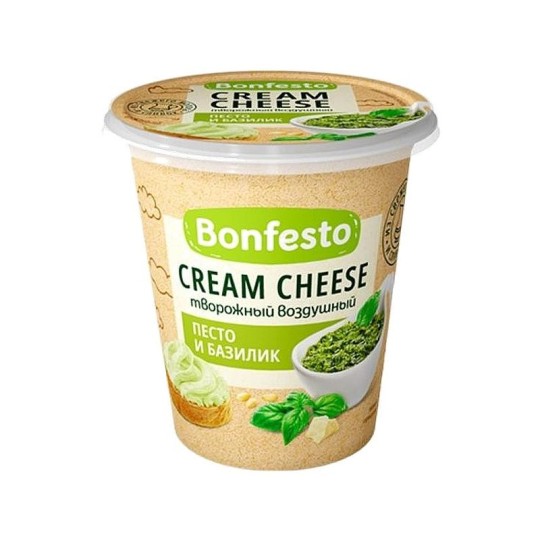BONFESTO |Воздушный Cream Cheese "Песто и базилик" 125 гр
