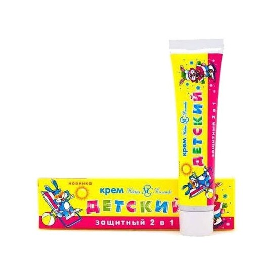 Крем детский Невская косметика защитный 2-в-1 40 мл