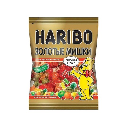 Жевательный мармелад HARIBO, Золотые Мишки, 160г
