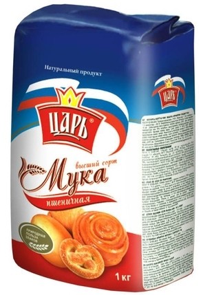 Мука пшеничная "Царь", 1000 гр, мягкая упаковка  
