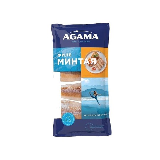 Филе минтая "AGAMA" свежемороженое 400гр
