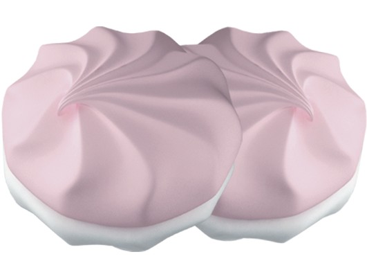 Зефир бело-розовый Конфетки Бараночки, вес.