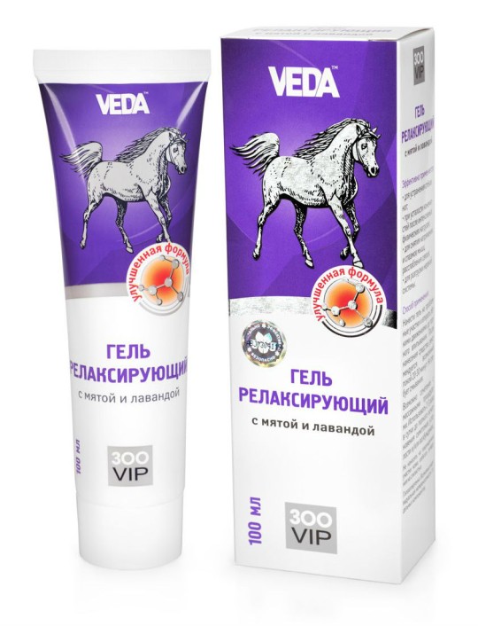Гель релаксирующий с мятой и лавандой VEDA 100 мл