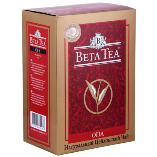 BETA TEA| чай черный листовой "Opa" 100г