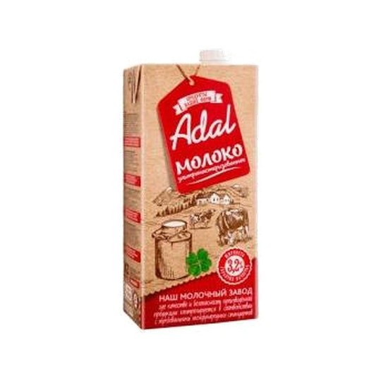 Молоко ADAL 3,2%  950мл 