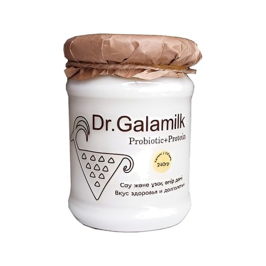 БИОЙОГУРТ ИЗ КОЗЬЕГО МОЛ DR. GALAMILK PROBIOTIC+PROTEIN 3,7% 240Г СТ/БАН