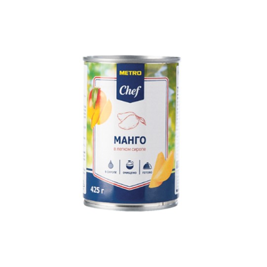 425Г МАНГО В СИРОПЕ METRO CHEF