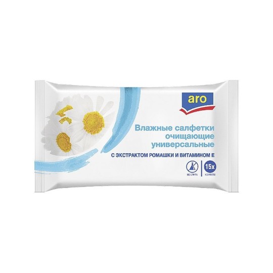 15ШТ ВЛАЖНЫЕ САЛФЕТКИ ARO