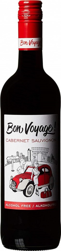 Вино красное Bon Voyage Cabernet Sauvignon сладкое безалкогольное 0,75 л (Германия)