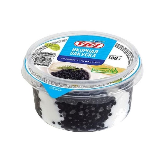 VICI|Икра с кремом черная альгиновая «Икорная закуска» 180г