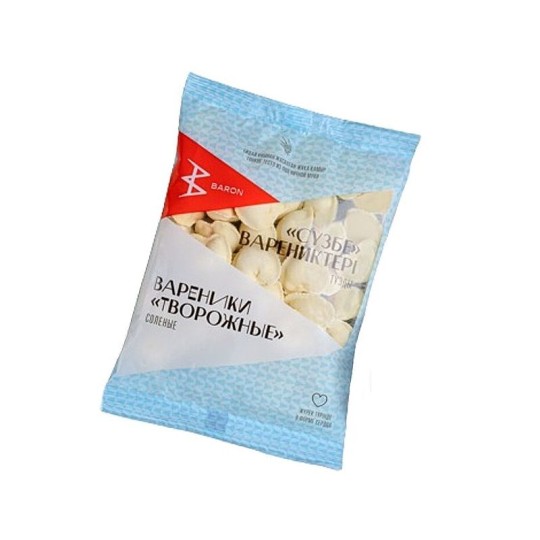ВАРЕНИКИ BARON С ТВОРОГОМ СОЛЕНЫЕ 400ГР