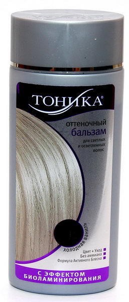 Бальзам оттеночный "Тоника" Холодная ваниль, 9-12,  с эффектом биоламинирования, 150 мл 