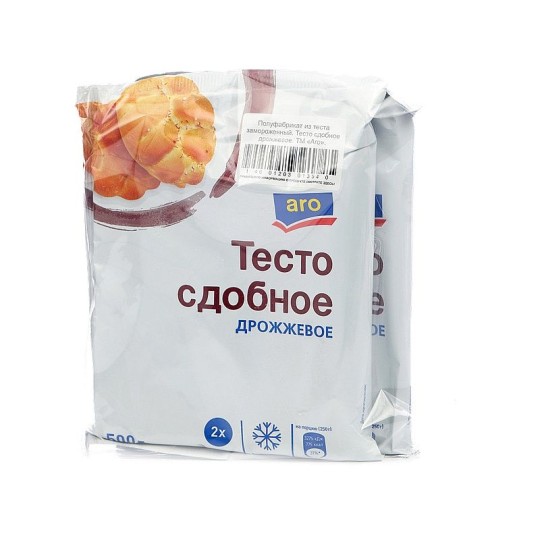Тесто Aro сдобное дрожжевое 500 г
