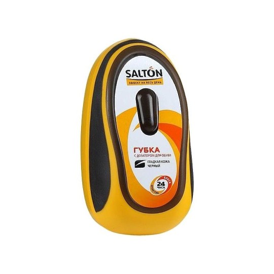Губка с дозатором для обуви цвет черный Salton,1шт.