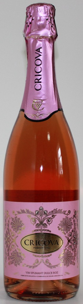Вино игристое Cricova розовое сладкое 0,75 л (Молдова)