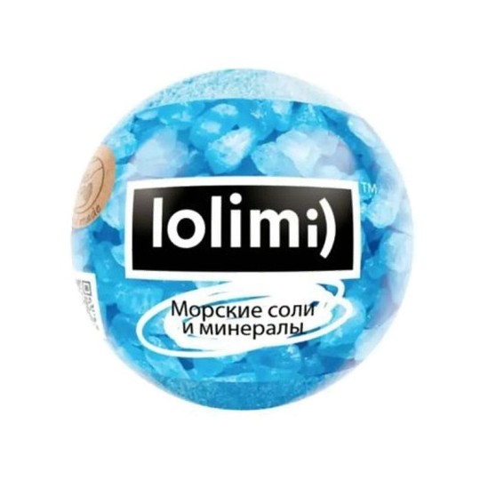 БОМБА LOLIMI Д/ВАНН МОРСКИЕ СОЛИ И МИНЕРАЛЫ ШАР 135ГР