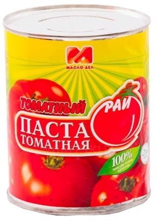 Паста томатная Масло-дел Томатный рай, 320 гр.