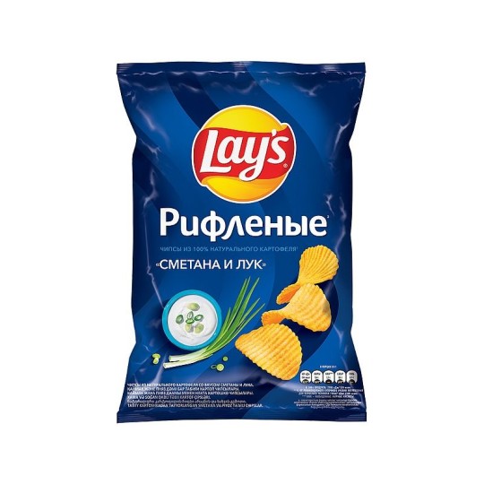 140Г ЧИПСЫ СМЕТ И ЛУК LAYS