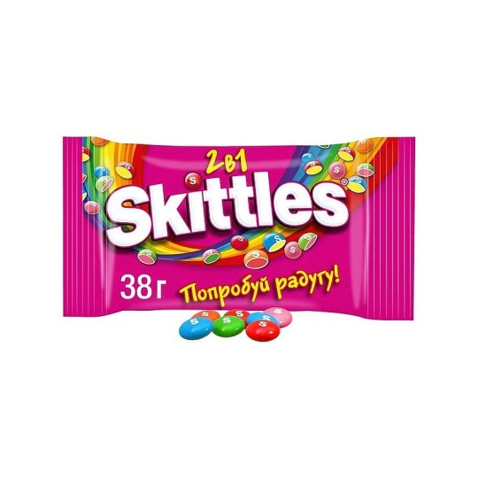 Skittles "2в1" драже, 38г