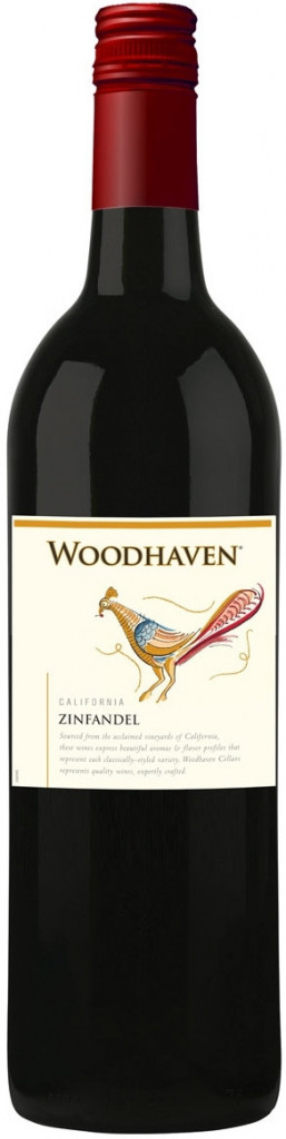 Вино красное Woodhaven Zinfandel полусухое 0,75 л (США)