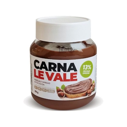 ПАСТА ПЕТРОТРЕЙД С ФУНДУКОМ И КАКАО CARNA LE VALE 350ГР