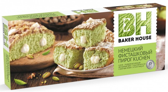 Пирог немецкий Baker House KUCHEN фисташковый 350 г