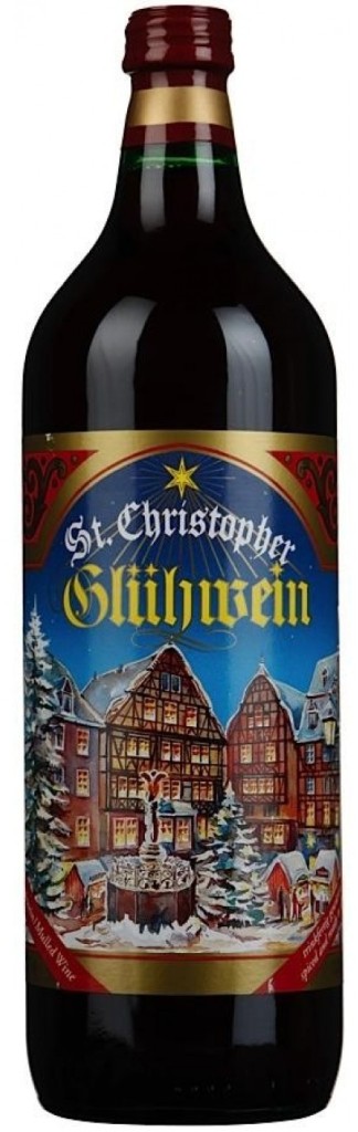 Вино Глинтвейн "Святой Кристофер" красное полусладкое 1л. (Германия)