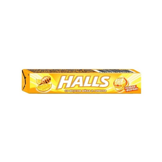 HALLS| леденцы "МЕД И ЛИМОН"