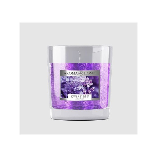 СВЕЧА АРОМАТИЧЕСКАЯ AROMA HOME CANDLE ЗАПАХ LILAC FLOWER