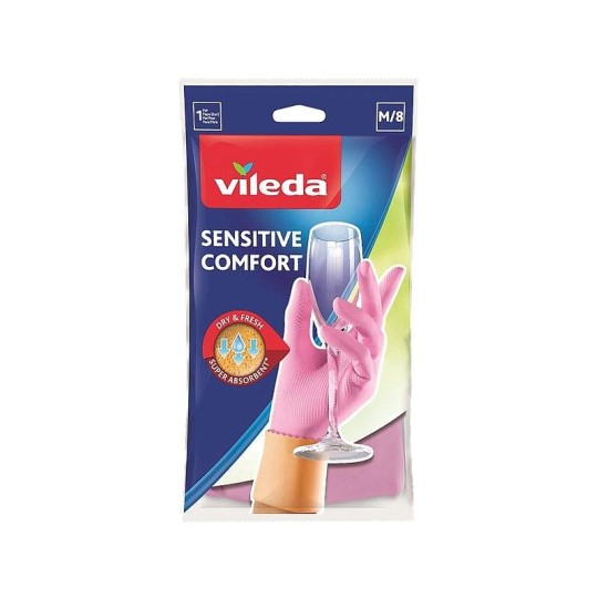 Перчатки VILEDA SENSITIVE COMFORT размер М 1 пара