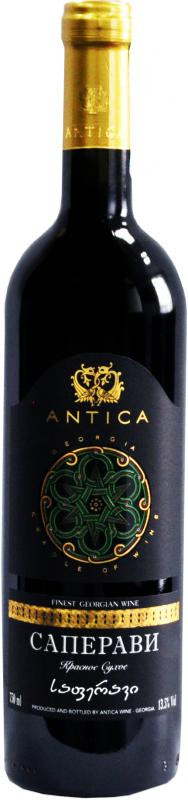 ANTICA Саперави красное сухое вино 0,75 л./6