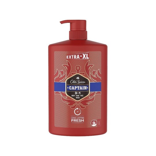 ГЕЛЬ OLD SPICE ДЛЯ ДУША + ШАМПУНЬ 2В1 CAPTAIN 1000МЛ