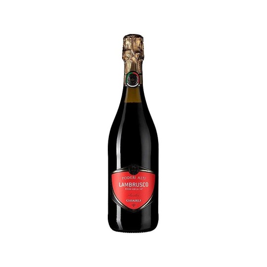 Винный игристый напиток Lambrusco Dell'Emilia Rosso Poderi Alti красный, 7,5% 0,75 л. (Италия)