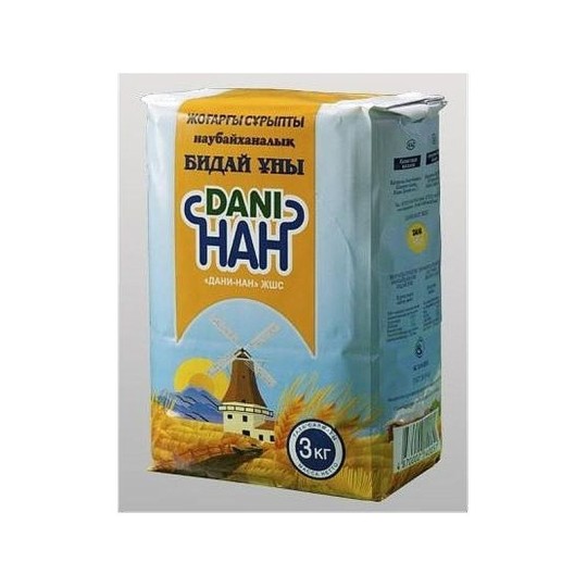 Мука Дани нан Высший сорт, 3кг.