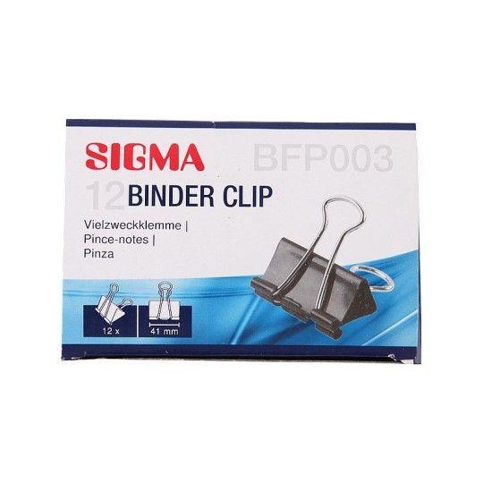 12ШТ ЗАЖИМ 41ММ SIGMA