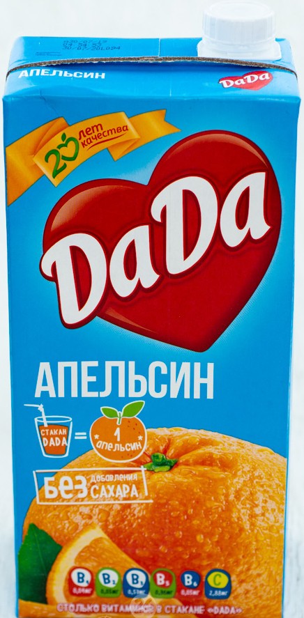 DaDa|Сок  апельсин 1,93 л