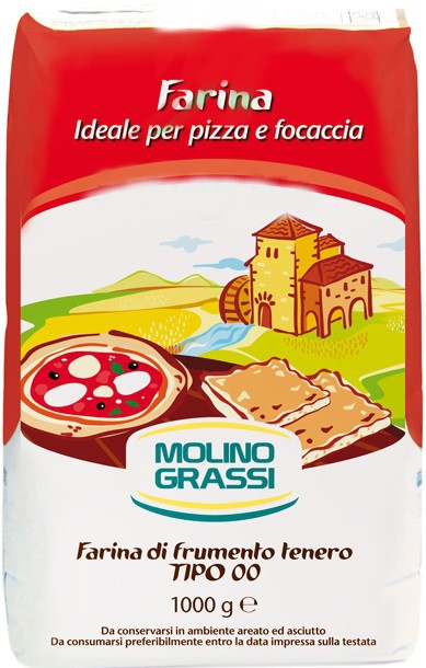 1КГ Мука для пиццы и фокаччи MOLINO GRASSI